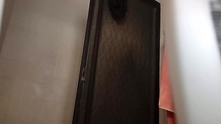 Milf fat co-worker records herself and sends me the video taking a shower