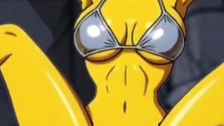 Slut in Chains Takes His Cum. Erotic Fantasy. Cartoon Parody of the Simpsons