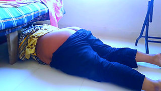 The Boss Fucks the Maid Trapped Under the Bed