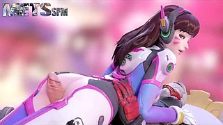 D.Va 3D porn Compilation part 2