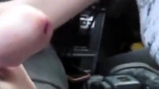 Car Blowjob and Cum Swallowing Caught on Cam