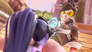 Deep throat cartoon fantasy with Lonesfm having a wild time