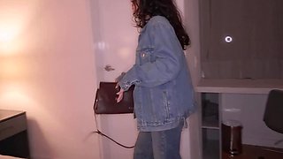I'm pounding this hot brunette slut really hard in all poses