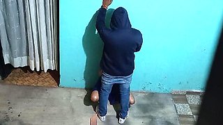 Surprising My Stepsister with the Neighbor While Cuckold Is Away