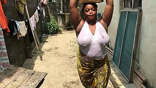 Neighborhood Encounter: Fucking My Admirer by the Water Source