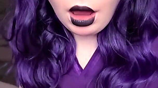 Caught the Fat Goth Nurse Masturbating