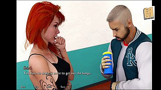 Cartoon hentai adventure on route 43 with a dik girl