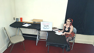 Student Girl Tempts Teacher