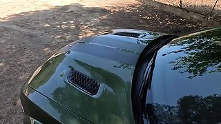 Luna Lollipooop Wild Fuck Outdoor in Doggy Charger Car