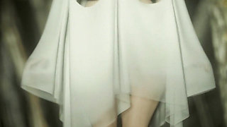 This Halloween Ghost Meme Waifu Teases Her Thicc Breasts for You to Cum