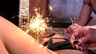 Submissive Slave Bound and Teased