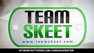 Nanny teen tricked into fucking fresh chief