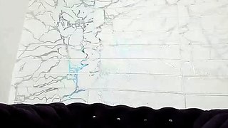 Solo shemale amateur with big tits masturbating