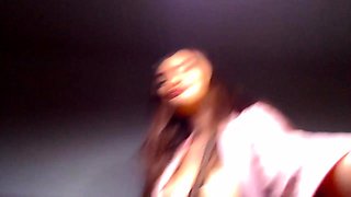 Stacked brunette goes solo toys and masturbation