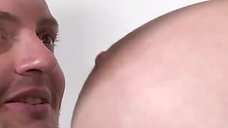 Gym girl with pink hair and big boobs fucks the gym trainer