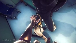 Hatano Miwa Intense Double Penetration: Two Big Cocks Pounding Her Juicy Booty in Rough Anal Sex