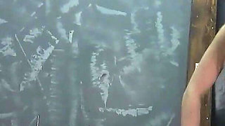 Slim Masked Teen Gets Fucked by a Busty Blonde MILF with a Strapon