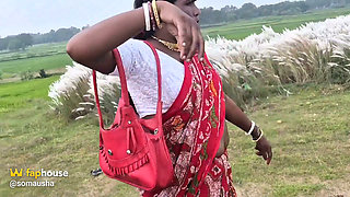 A Village Bhabhi Fucked by a College Student in Forest,sona Bhabhi First Time Outdoor Sex by Her Boyfriend