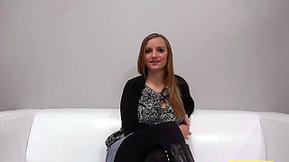 Amateur blonde teen blowjob and fucking in the bathroom