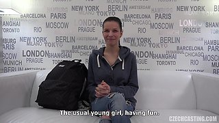 Czech Casting for cute teen Linda