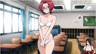 Hentai Anime And Aoi Ichigo - Bleach Anime Parody Getting Yoruichi,orihime,rukia,tatsuki And Honshou Scenes