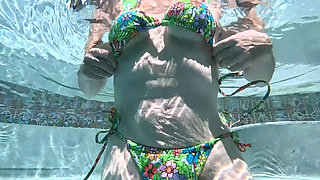 Overunderwater Pool Shots and a Long, Slow-mo Outdoor Shower