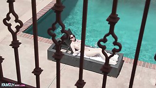 Lana gets her cheating stepdad to play along