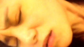 Asian Couple's Close-Up Amateur Fun