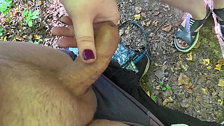 Sucking Cock in the Woods