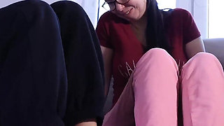 Foot Slave for 3 Stinky Socks Goddesses