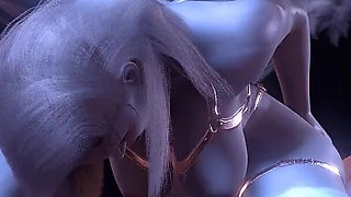 Horny Angel Riding Thick Human Cock