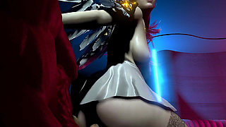 Geeky Angel Girl Rides Dick in the Nightclub