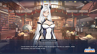 WANDERER: Broken Bed Gameplay Part 2 - Nighttime Blowjob by Isabella