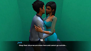 Insimology - Gameplay - Roleplay - Stepbrother Tooks Virginity of Stepsister at Bathroom
