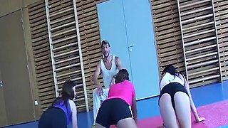 French Babe Ass Fucked by Her Trainer in Gym
