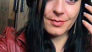 Red Leather Seduction - Dance, Fetish Play & Futa Toy Tease 322