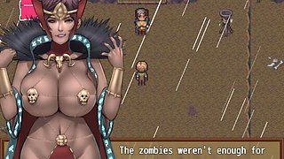 Zombie life and sexy zombie retreat action with big boobs