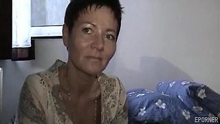 Mature beauty's sensual solo ignites with raw, passionate intimate play