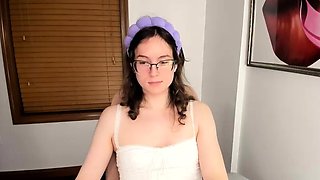 Amateur striptease and Solo masturbation