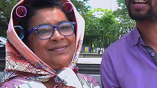 Extreme Fat Belly Mature Ass Fucked While Driving