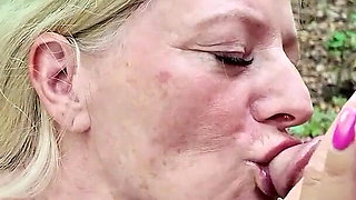 Foreign Cock Fucked Me Bareback Until I Got a Creampie in the Spannerwald!