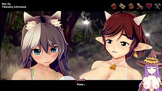 Naughty VTuber seducing a busty barmaid in the twisted realm / Part 15 / Exclusive to Pornhub