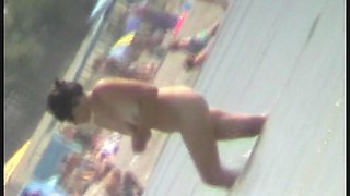 Hot amateur nudist beach voyeur vid