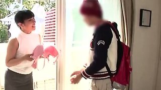 Great close up in japanese teen blowjob pov