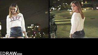 Well-formed Rob Piper and Ana Rose's prone bone smut