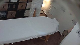 MILF fucks on the massage