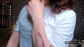 Big Tits Brunette Webcam Teen Teases Skinny Frame