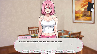 Alone with My Stepsister Taboo Hentai Game Ep.3 Kissing Step Stepsister First Time and Caught Masturbating in the Shower!
