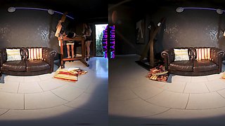 PURITYVR Threesome strap-on with Giulia, Benny, and Ale
