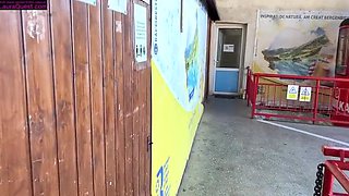 Laura Quest Public Blowjob & Fucking Adventure - Amateur Romanian Teen Travel Sex